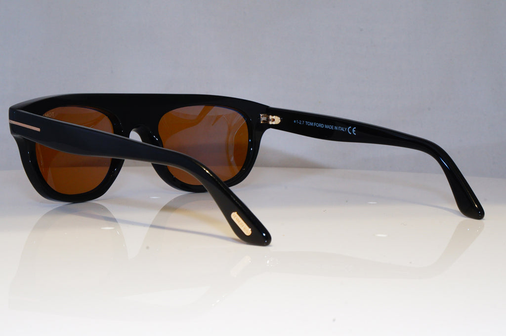 TOM FORD Mens Designer Sunglasses Black Rectangle Fedenco-02 TF 594 01E 20419