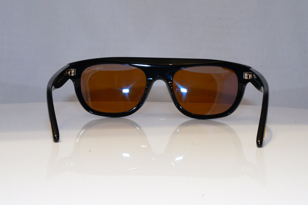 TOM FORD Mens Designer Sunglasses Black Rectangle Fedenco-02 TF 594 01E 20419