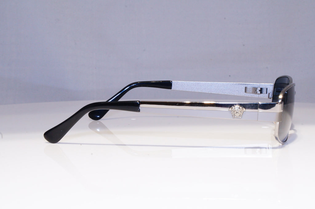 GIANNI VERSACE Mens Vintage 1990 Designer Sunglasses Silver X34 29 19994 NOS