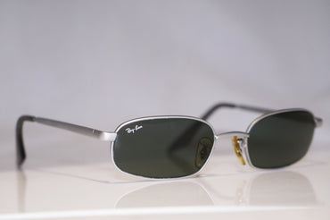 RAY-BAN Mens Designer Sunglasses Silver Rectangle W2192 ORAW 16351