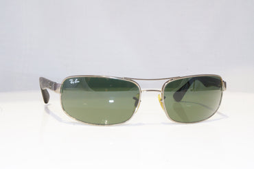 RAY-BAN Mens Designer Sunglasses Silver Wrap RB 3445 004 18600