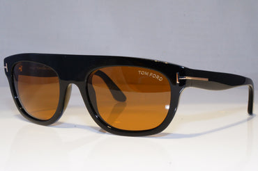 TOM FORD Mens Designer Sunglasses Black Rectangle Fedenco-02 TF 594 01E 20419