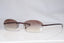 GUCCI 1990 Vintage Mens Unisex Designer Sunglasses Brown Oval GG 1757 AT3 16478