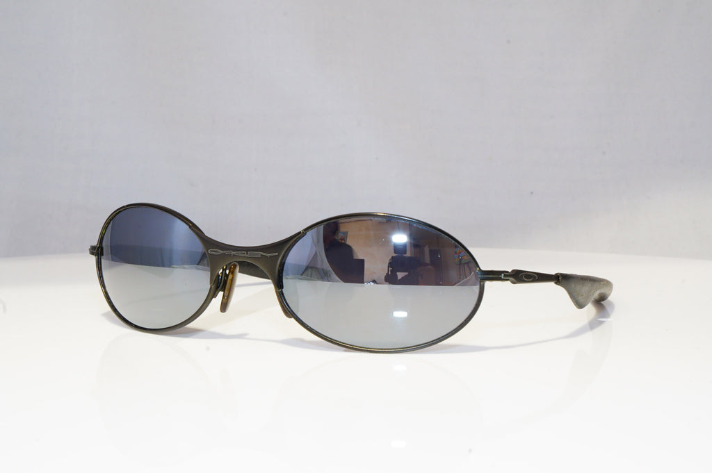 OAKLEY Mens Mirror Designer Sunglasses Grey Wrap E-WIRE 1 18512