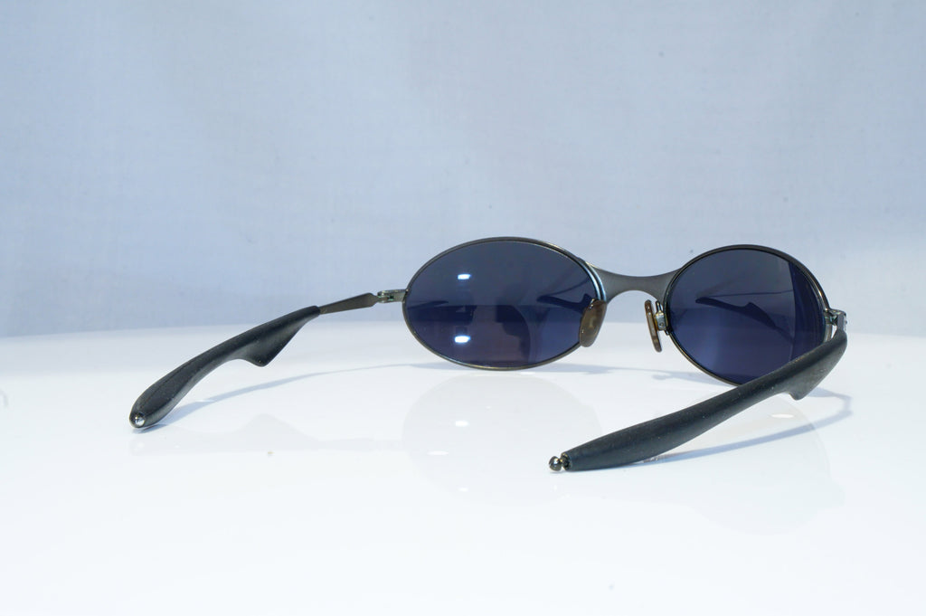 OAKLEY Mens Mirror Designer Sunglasses Grey Wrap E-WIRE 1 18512