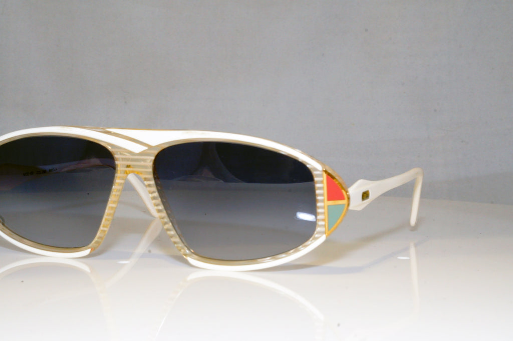 CAZAL Mens Vintage 1990 Designer Sunglasses White Rectangle 187 288 17614