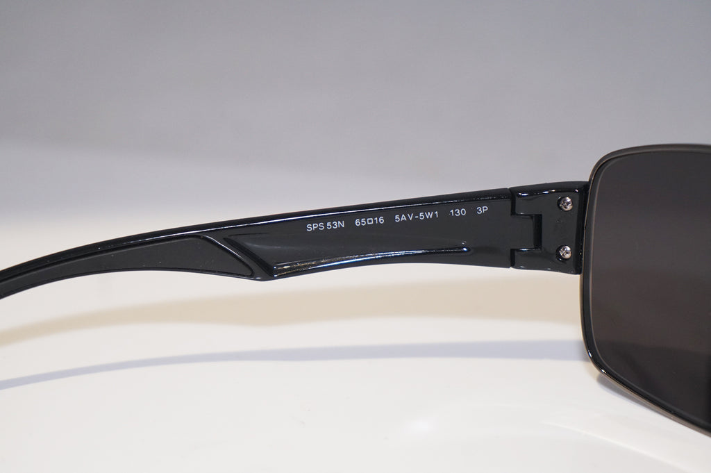 PRADA Mens Designer Sunglasses Black Wrap SPS 53N 5AV-5W1 15221