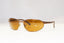 RAY-BAN Mens Vintage 1990 Designer Sunglasses Brown Wrap RB 3106 W3160 18586