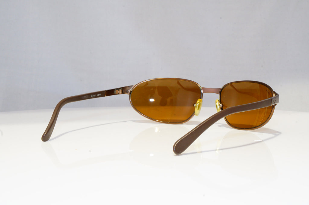 RAY-BAN Mens Vintage 1990 Designer Sunglasses Brown Wrap RB 3106 W3160 18586
