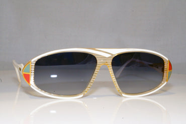 CAZAL Mens Vintage 1990 Designer Sunglasses White Rectangle 187 288 17614