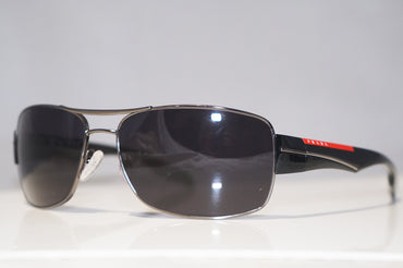 PRADA Mens Designer Sunglasses Black Wrap SPS 53N 5AV-5W1 15221