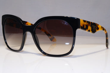 PRADA Womens Boxed Designer Sunglasses Black Square HAVANA SPR 10R 1AB-0A7 22306
