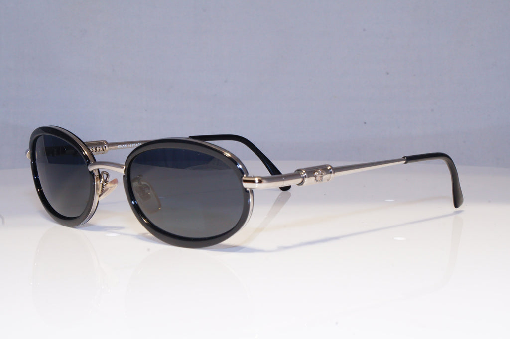 GIANNI VERSACE Mens Vintage 1990 Designer Sunglasses Silver X14 29 19995 NOS