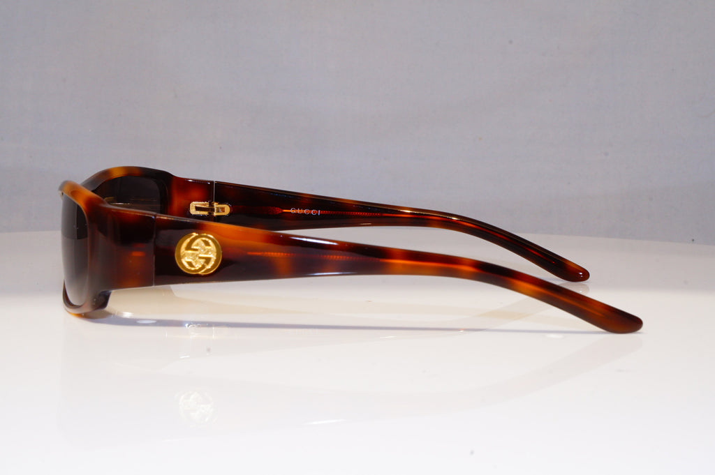 GUCCI Mens Womens Vintage 1990 Sunglasses Brown Rectangle GG 1482 D5L 22301
