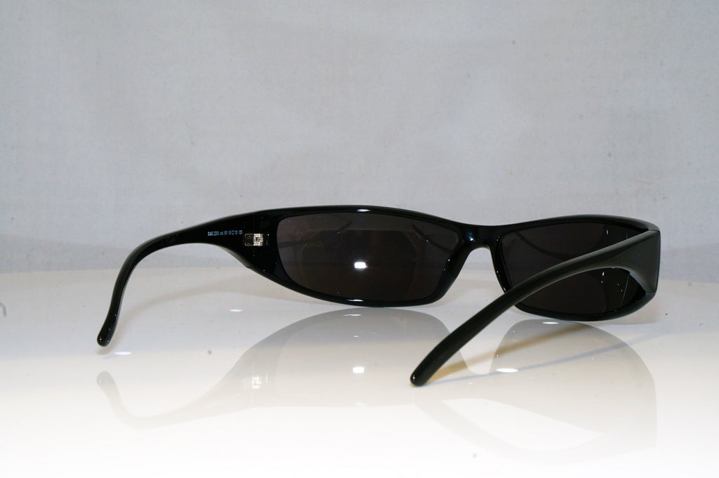 DOLCE & GABANNA Mens Designer Sunglasses Black Wrap 2203 B5 17521