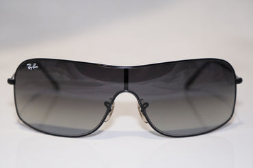 RAY-BAN Mens Designer Sunglasses Black Shield RB 3341 002/8G 16569