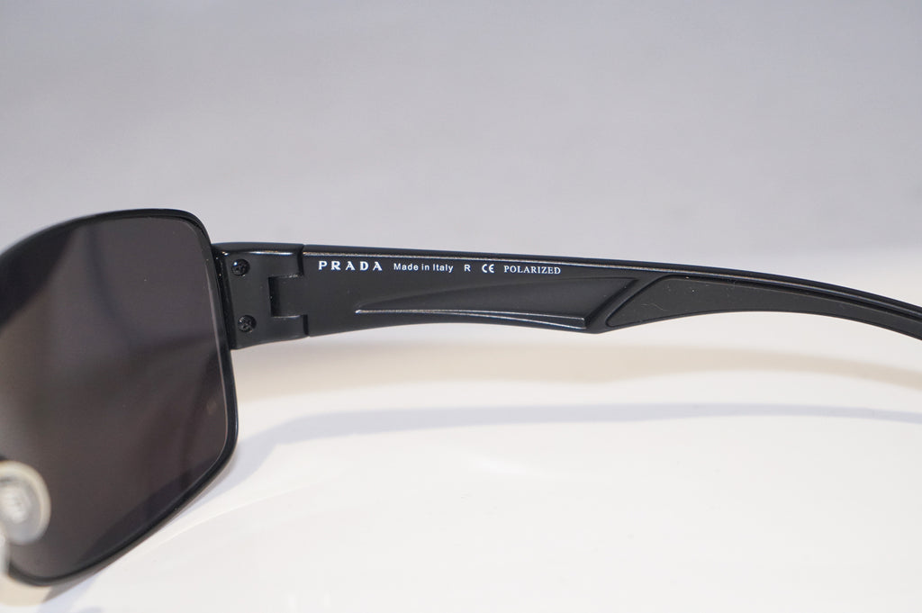 PRADA Mens Designer Sunglasses Black Wrap SPS 53N 1BO-5Z1 15071