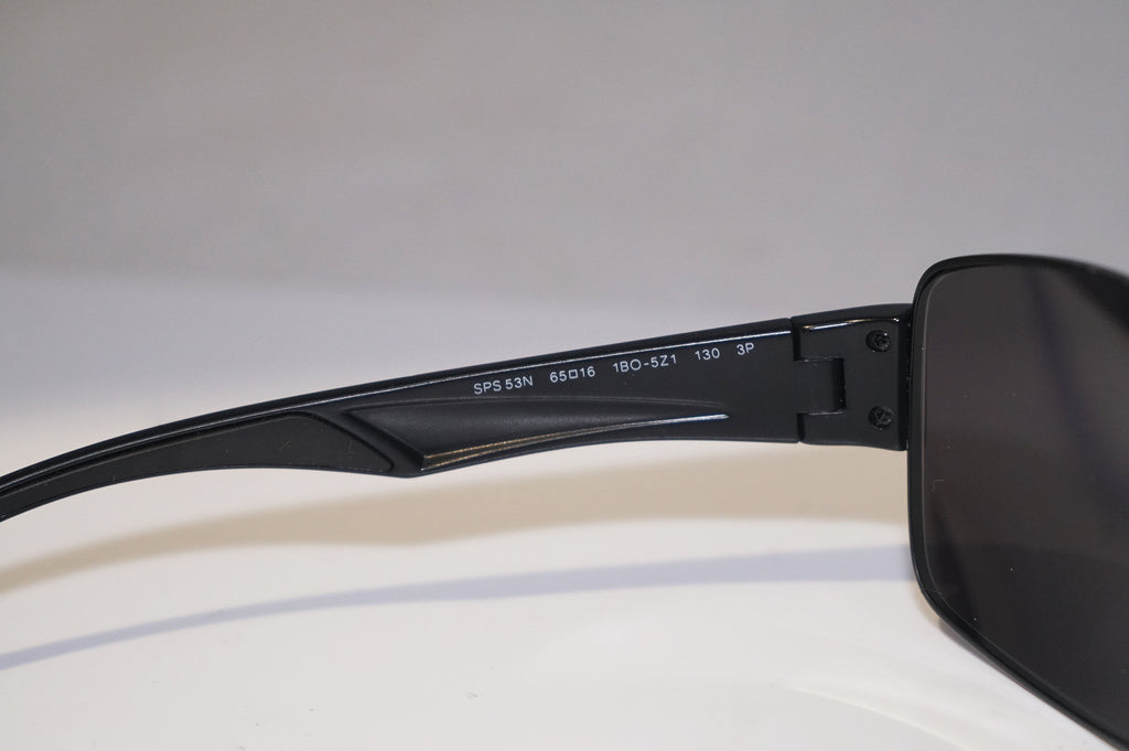 PRADA Mens Designer Sunglasses Black Wrap SPS 53N 1BO-5Z1 15071