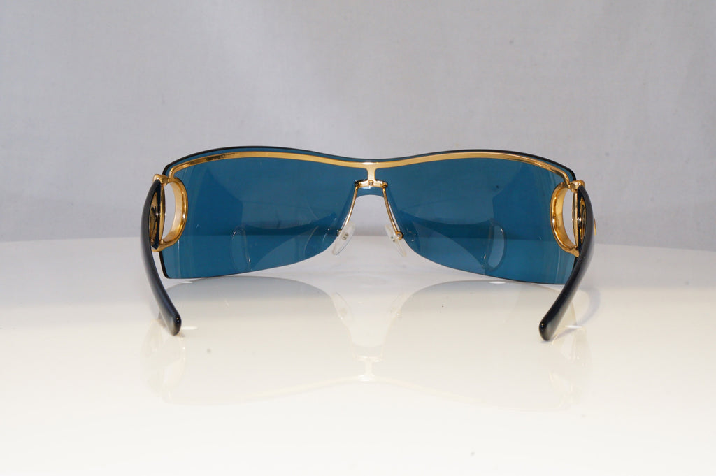 GUCCI Womens Designer Sunglasses Blue Shield GG 2712 PU6 20412