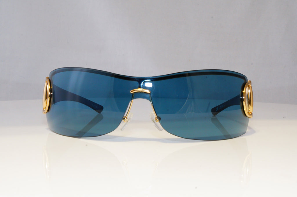 GUCCI Womens Designer Sunglasses Blue Shield GG 2712 PU6 20412