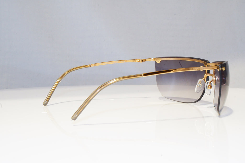 GUCCI Mens Vintage 1990 Designer Sunglasses Gold Wrap GG 2652 000BD 18857