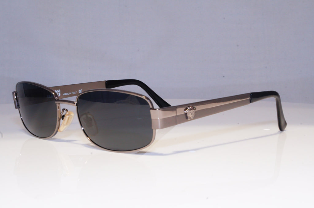GIANNI VERSACE Mens Vintage 1990 Designer Sunglasses Silver X34 89M 20024 NOS