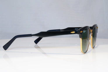 RAY-BAN Mens Designer Sunglasses Black CLUBMASTER METAL RB 3507 136/N5 18855