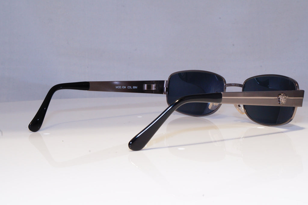 GIANNI VERSACE Mens Vintage 1990 Designer Sunglasses Silver X34 89M 20024 NOS