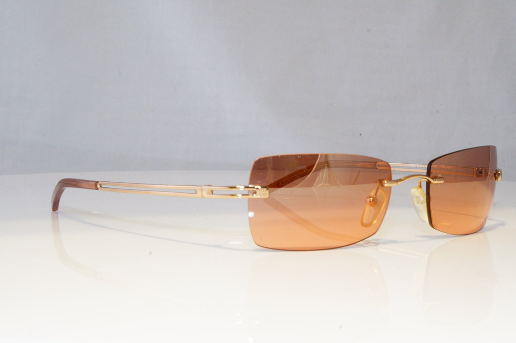 GIVENCHY Womens Designer Sunglasses Gold Rectangle SGV 004 A39 20411