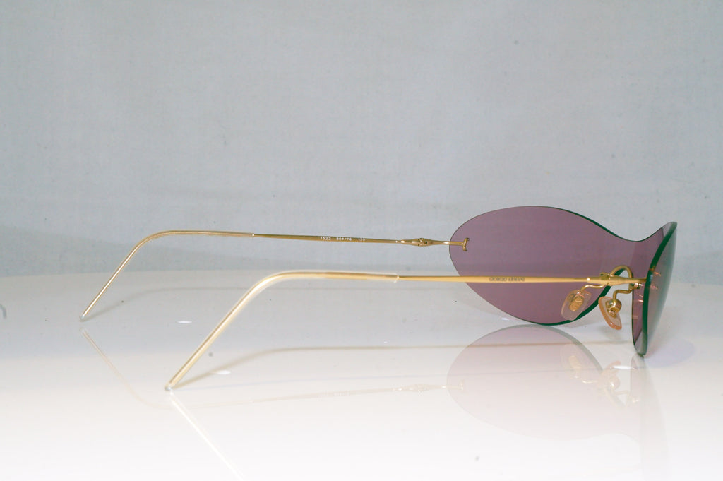 GIORGIO ARMANI Womens Designer Sunglasses Gold Shield 1523 904/76 17665