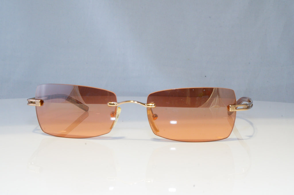 GIVENCHY Womens Designer Sunglasses Gold Rectangle SGV 004 A39 20411