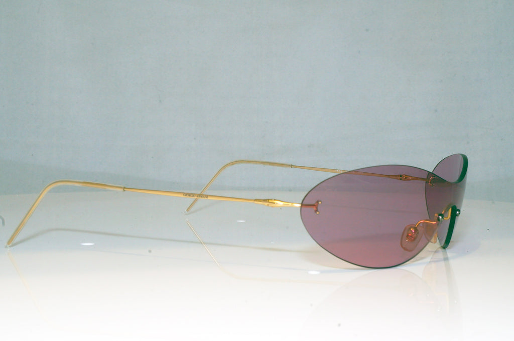 GIORGIO ARMANI Womens Designer Sunglasses Gold Shield 1523 904/76 17665