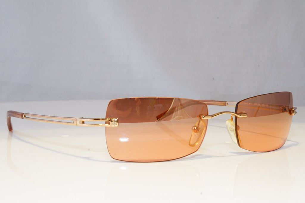 GIVENCHY Womens Designer Sunglasses Gold Rectangle SGV 004 A39 20411