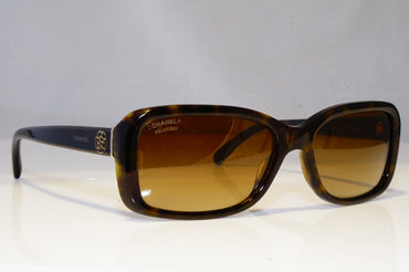 CHANEL Womens Polarized Designer Sunglasses Brown Rectangle 5247 714/S9 20430