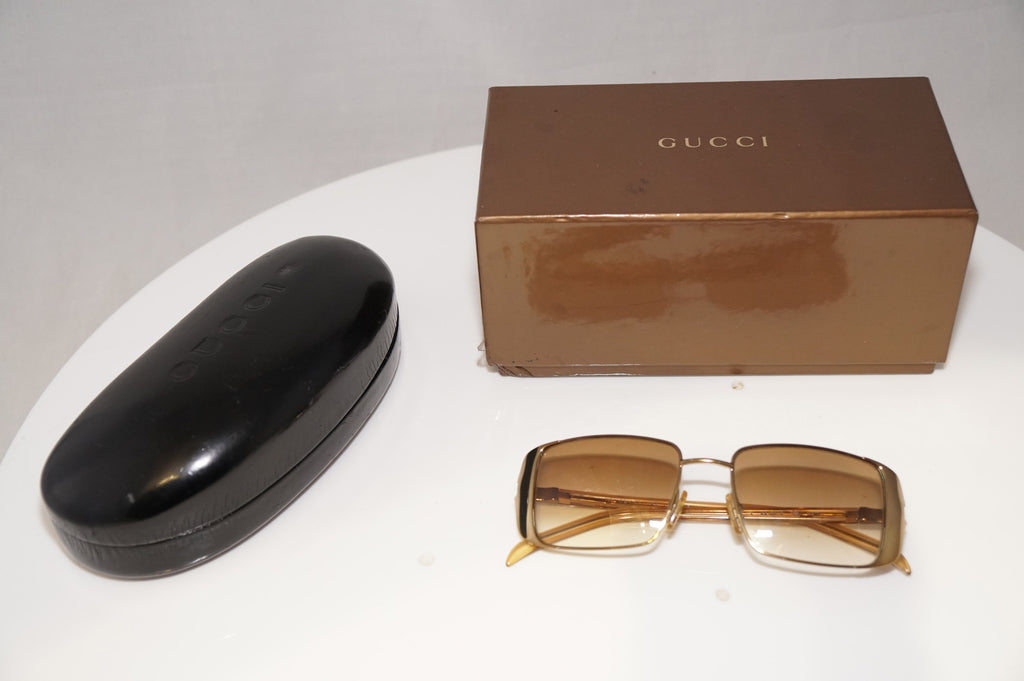 GUCCI Mens Womens Boxed Vintage Designer Sunglasses Gold GG 2657 T4X 20887