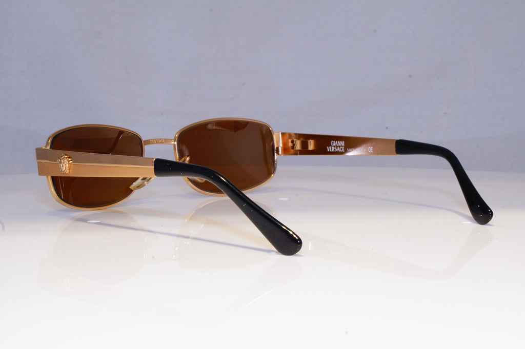 GIANNI VERSACE Mens Vintage 1990 Designer Sunglasses Gold X34 30 20064 NOS