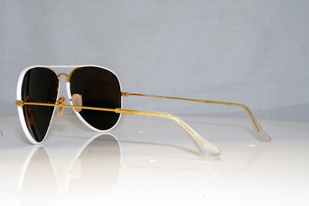 RAY-BAN Mens Designer Sunglasses White Aviator RB 3025 146/32 17688