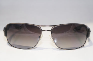PRADA Mens Designer Polarized Sunglasses Black Wrap SPS 53N 5AV-5W1 15167