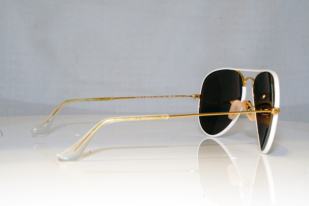 RAY-BAN Mens Designer Sunglasses White Aviator RB 3025 146/32 17688