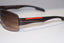 PRADA Mens Designer Sunglasses Brown Wrap SPS 53N 5AV-6S1 15135