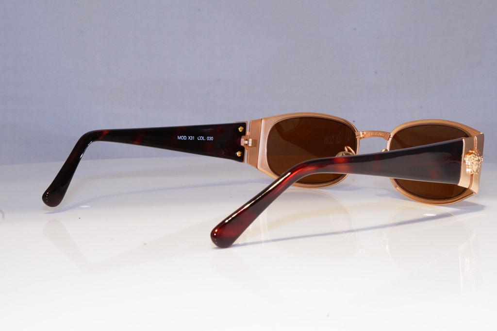 GIANNI VERSACE Mens Vintage 1990 Designer Sunglasses Gold X31 30 20039 NOS