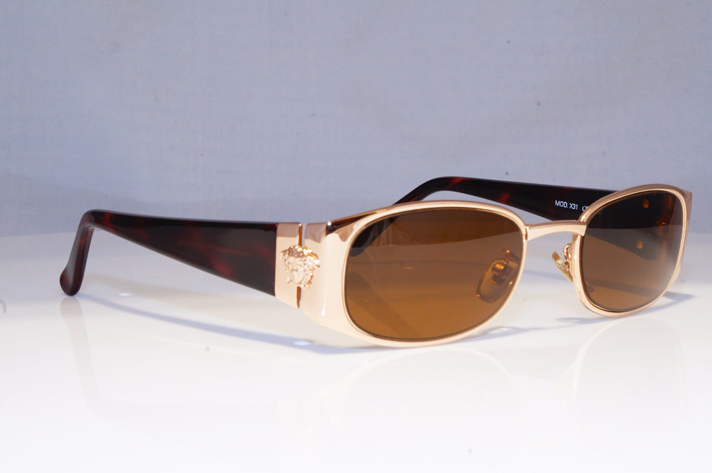 GIANNI VERSACE Mens Vintage 1990 Designer Sunglasses Gold X31 30 20039 NOS
