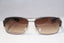 PRADA Mens Designer Sunglasses Brown Wrap SPS 53N 5AV-6S1 15135