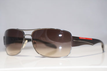 PRADA Mens Designer Sunglasses Brown Wrap SPS 53N 5AV-6S1 15135