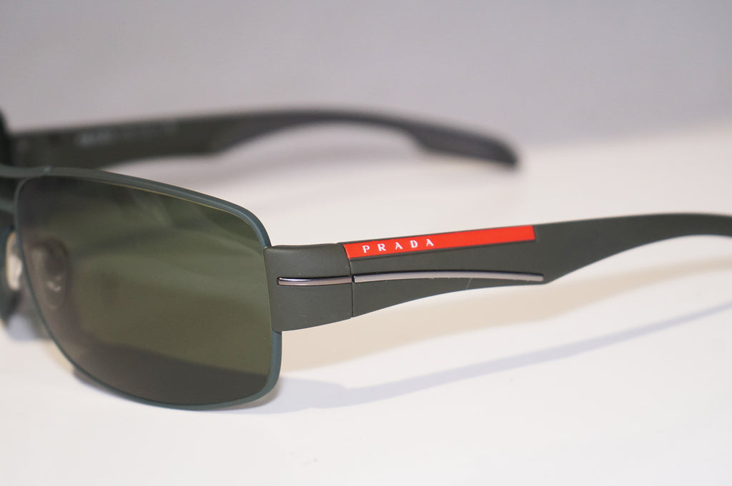 PRADA Mens Designer Sunglasses Camo Green Wrap SPS 53N UFI-0A7 15269