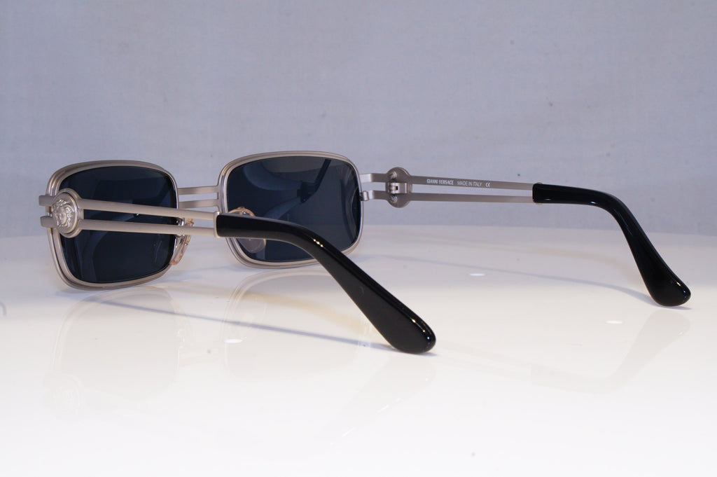 GIANNI VERSACE Mens Vintage 1990 Designer Sunglasses Silver S53 22M 20012 NOS