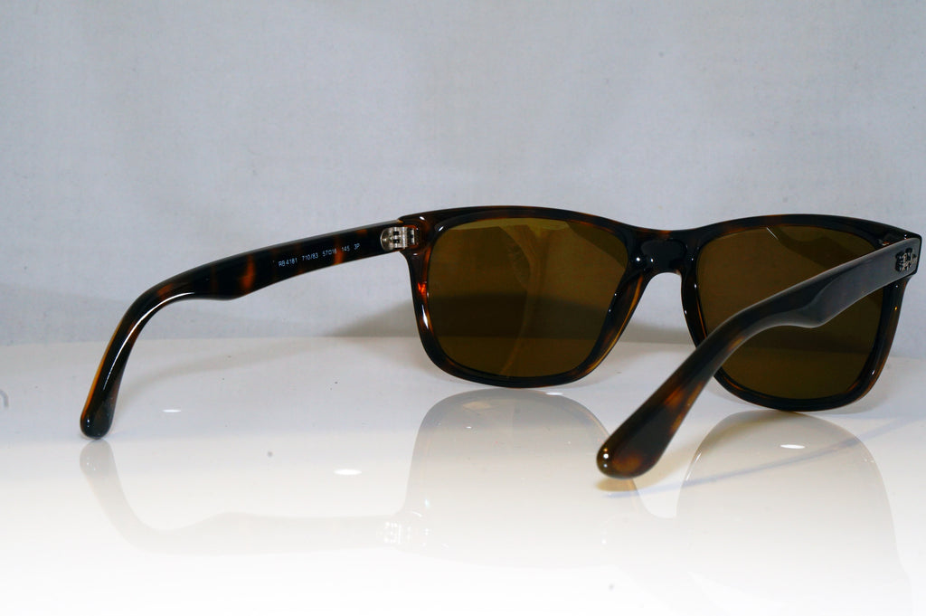 RAY-BAN Mens Polarized Designer Sunglasses Brown Square RB 4181 710/83 17691