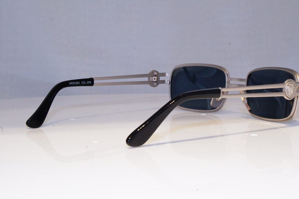 GIANNI VERSACE Mens Vintage 1990 Designer Sunglasses Silver S53 22M 20012 NOS