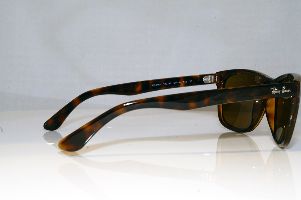 RAY-BAN Mens Polarized Designer Sunglasses Brown Square RB 4181 710/83 17691