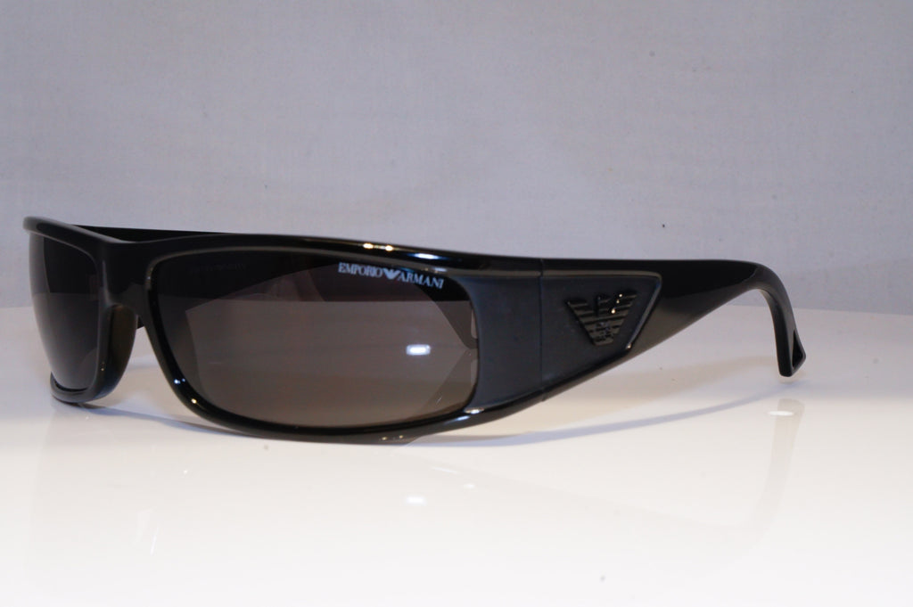 EMPORIO ARMANI Mens Designer Sunglasses Black Wrap EA 9418 D28E5 20705